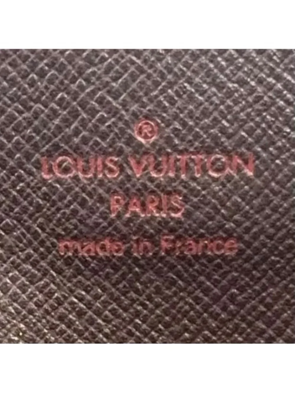 Louis Vuitton Portefeuille Accordion Damier Ebene Leather Brown Bifold Wallet